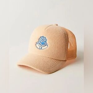 Free People Terry Trucker Hat L.A. NWOT